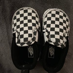 Baby Checkered Vans - Crib Shoes Size 3